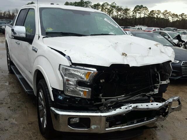 1FTEW1CGXHKD07274 - 2017 FORD F150 SUPER WHITE photo 1