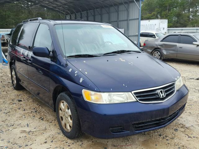 5FNRL180X4B006310 - 2004 HONDA ODYSSEY EX BLUE photo 1