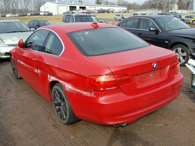 WBAKF3C59DJ385958 - 2013 BMW 328 XI RED photo 3