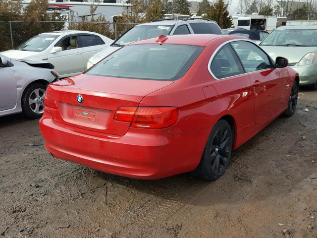 WBAKF3C59DJ385958 - 2013 BMW 328 XI RED photo 4