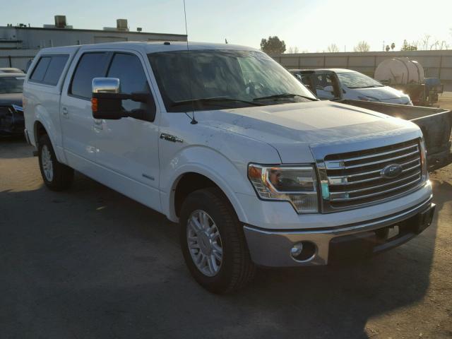 1FTFW1CT5DFD41532 - 2013 FORD F150 SUPER WHITE photo 1