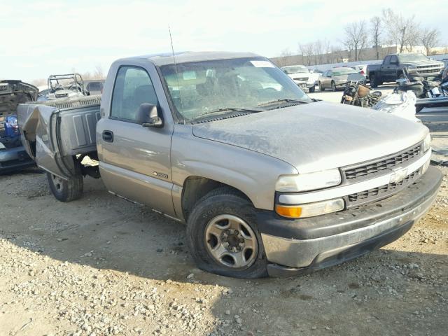 1GCEC14W02Z114807 - 2002 CHEVROLET SILVERADO TAN photo 1