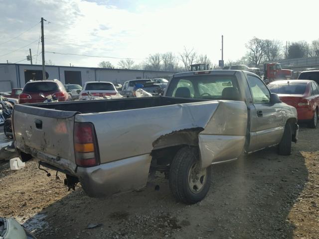 1GCEC14W02Z114807 - 2002 CHEVROLET SILVERADO TAN photo 4