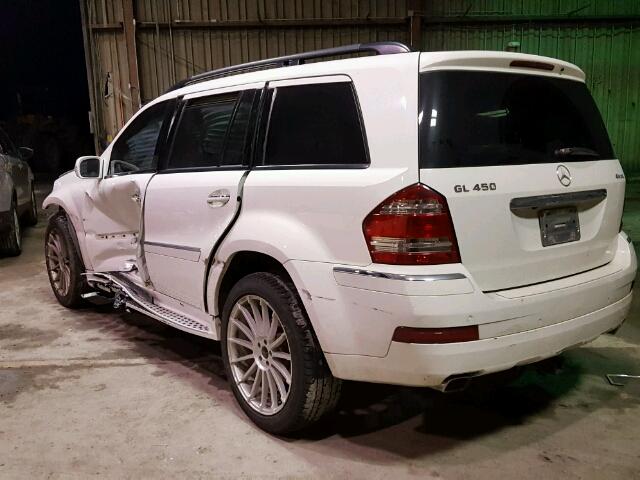 4JGBF71E98A427432 - 2008 MERCEDES-BENZ GL 450 4MA WHITE photo 3