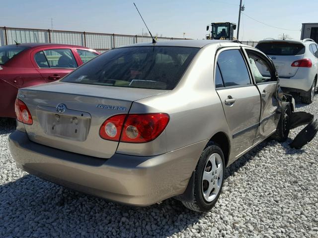 1NXBR30E56Z690899 - 2006 TOYOTA COROLLA CE TAN photo 4