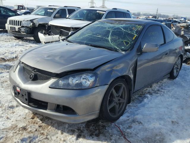 JH4DC54826S009414 - 2006 ACURA RSX GRAY photo 2