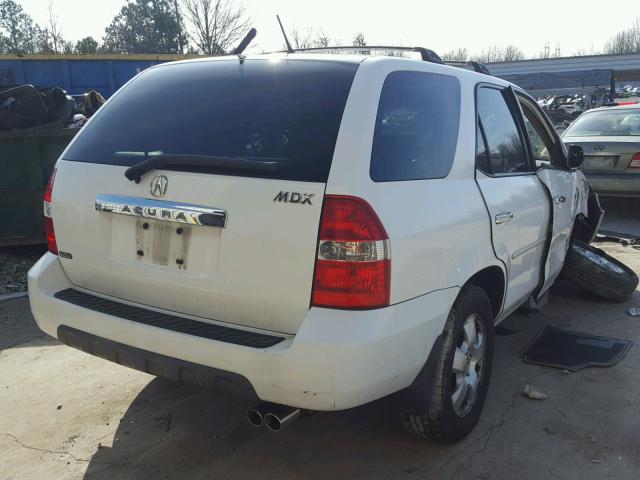 2HNYD18273H542211 - 2003 ACURA MDX WHITE photo 4