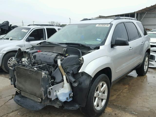 1GKKRNED0FJ173824 - 2015 GMC ACADIA SLE SILVER photo 2