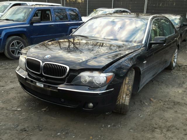 WBAHN83587DT65102 - 2007 BMW 750 BLACK photo 2