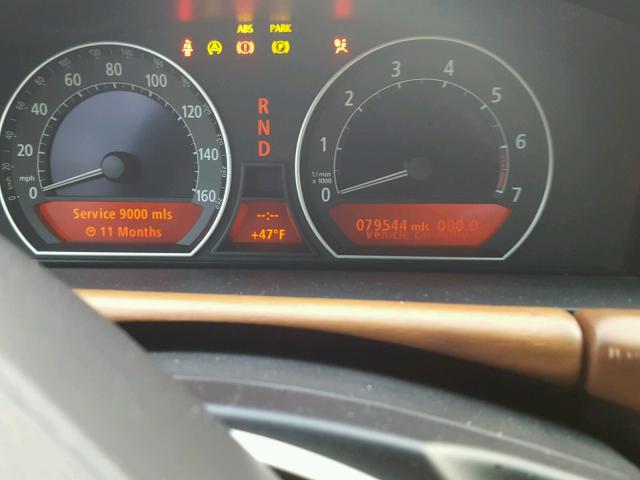 WBAHN83587DT65102 - 2007 BMW 750 BLACK photo 8