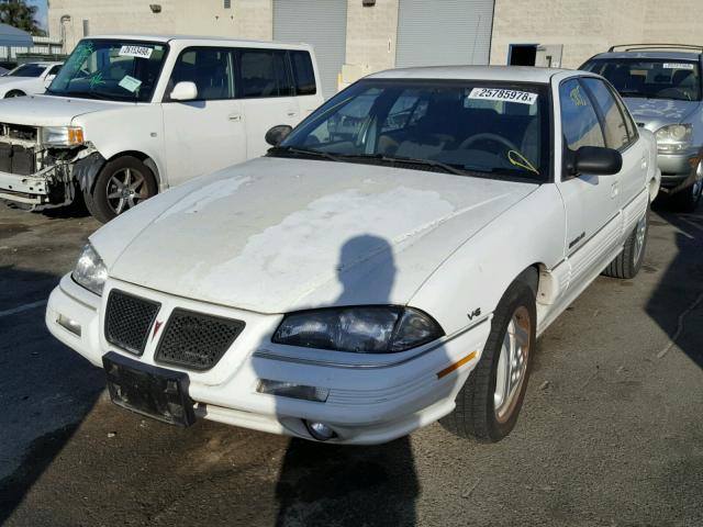 1G2NE55M7RC776254 - 1994 PONTIAC GRAND AM S WHITE photo 2