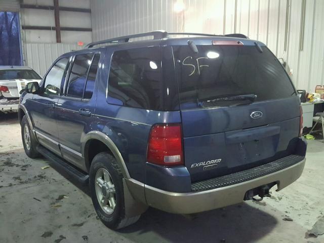 1FMZU74E42ZB75291 - 2002 FORD EXPLORER E BLUE photo 3