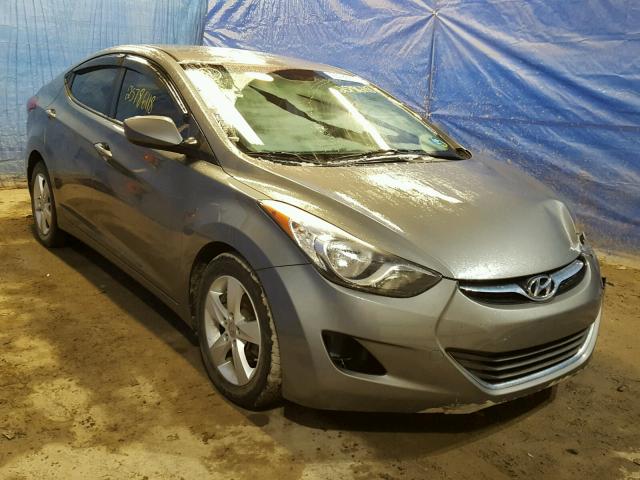 5NPDH4AE1DH320187 - 2013 HYUNDAI ELANTRA GL GRAY photo 1