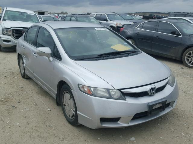 JHMFA36289S019056 - 2009 HONDA CIVIC HYBR SILVER photo 1