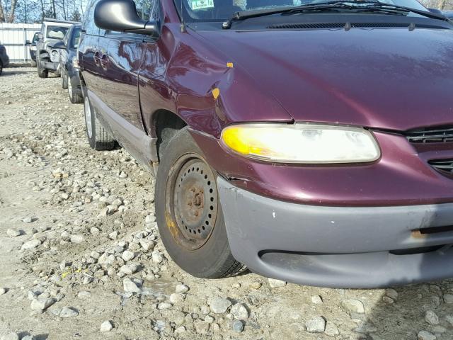 2B4GP45R5XR337558 - 1999 DODGE CARAVAN SE PURPLE photo 9