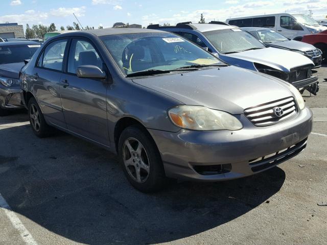 1NXBR32E93Z107730 - 2003 TOYOTA COROLLA CE GRAY photo 1