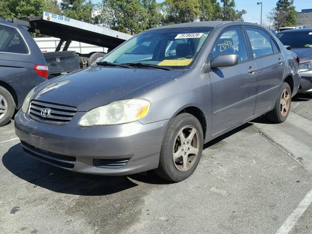 1NXBR32E93Z107730 - 2003 TOYOTA COROLLA CE GRAY photo 2