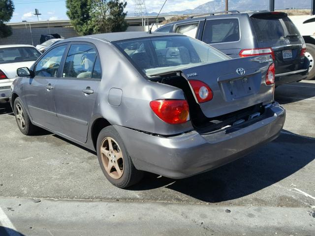 1NXBR32E93Z107730 - 2003 TOYOTA COROLLA CE GRAY photo 3