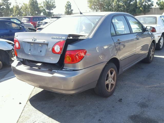 1NXBR32E93Z107730 - 2003 TOYOTA COROLLA CE GRAY photo 4