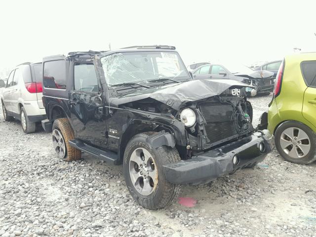 1C4AJWBG6GL140934 - 2016 JEEP WRANGLER S BLACK photo 1