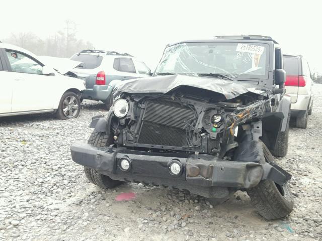 1C4AJWBG6GL140934 - 2016 JEEP WRANGLER S BLACK photo 2