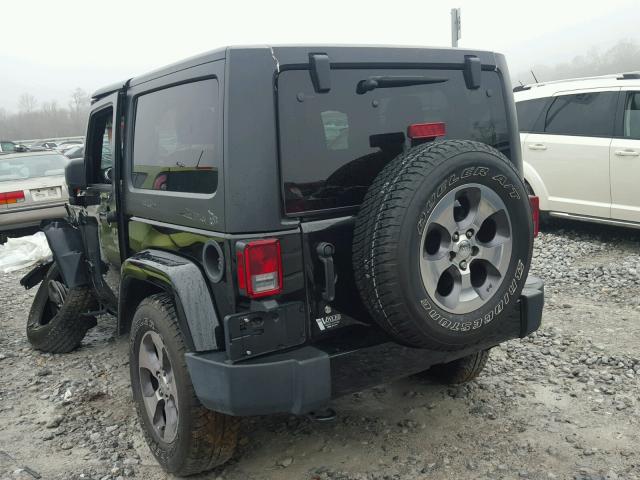 1C4AJWBG6GL140934 - 2016 JEEP WRANGLER S BLACK photo 3