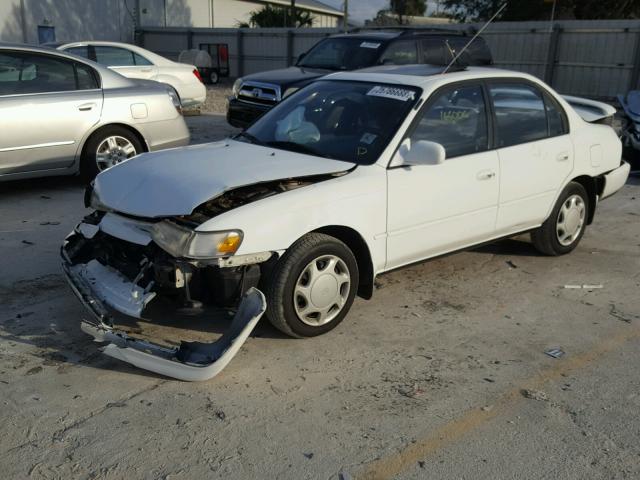 1NXBB02E6VZ618656 - 1997 TOYOTA COROLLA DX WHITE photo 2