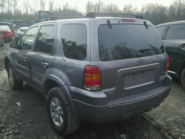 1FMYU04147KA33698 - 2007 FORD ESCAPE LIM BLUE photo 3