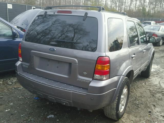 1FMYU04147KA33698 - 2007 FORD ESCAPE LIM BLUE photo 4