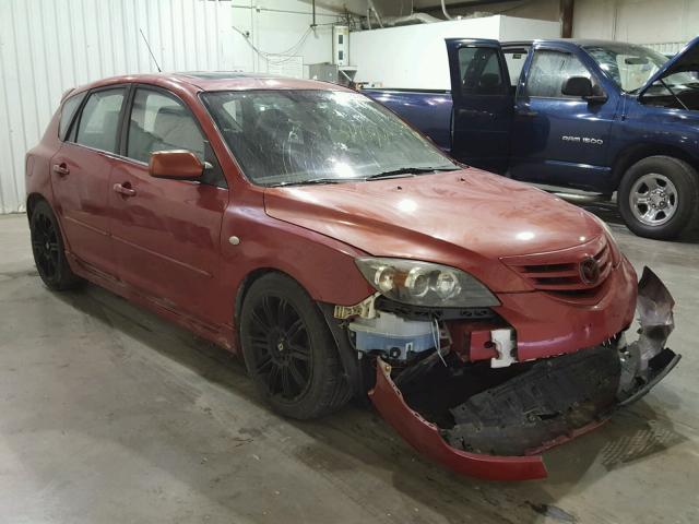 JM1BK343541167544 - 2004 MAZDA 3 HATCHBAC RED photo 1