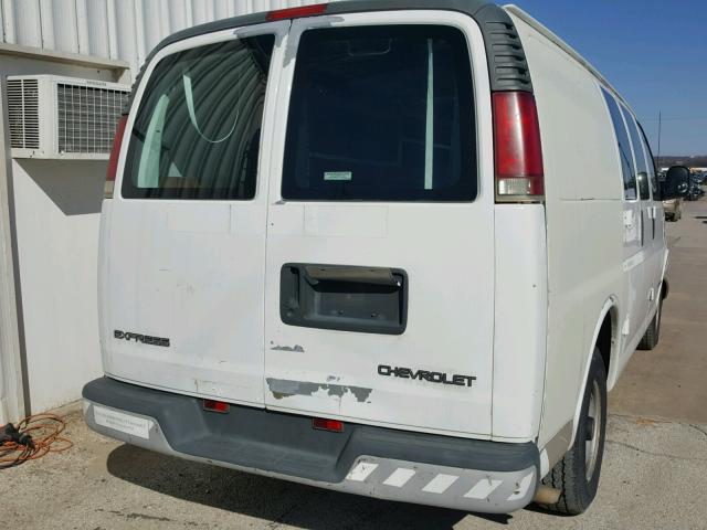 1GCFG25W911109924 - 2001 CHEVROLET EXPRESS G2 WHITE photo 4