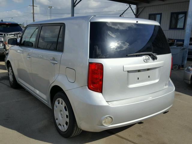 JTLZE4FE7A1098625 - 2010 TOYOTA SCION XB SILVER photo 3