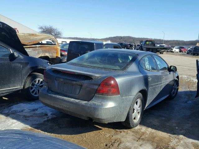 2G2WP522551289703 - 2005 PONTIAC GRAND PRIX GRAY photo 4