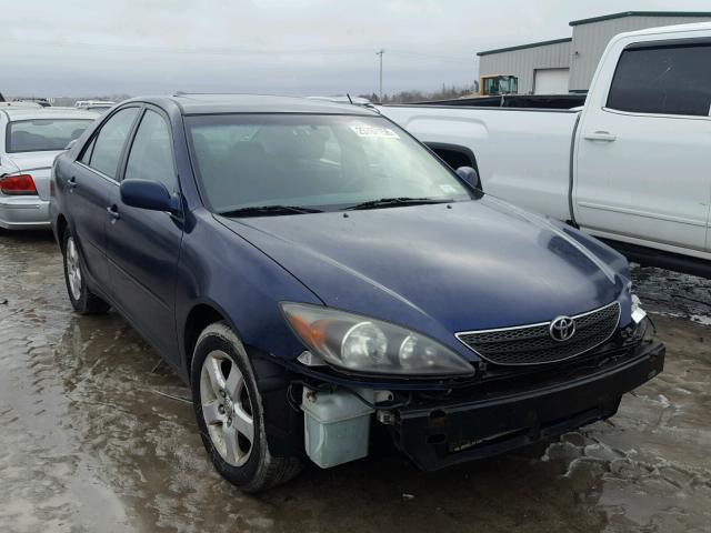 4T1BE32K14U351410 - 2004 TOYOTA CAMRY LE BLUE photo 1