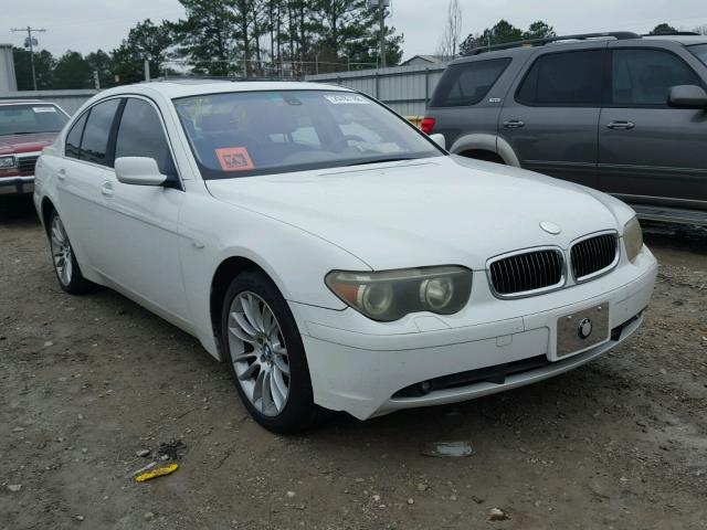 WBAGL63452DP53443 - 2002 BMW 745 I WHITE photo 1