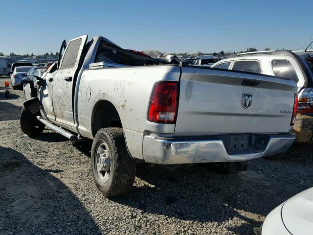 3C6UR5CL0DG565836 - 2013 RAM 2500 ST SILVER photo 3