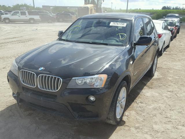 5UXWX9C52D0A27029 - 2013 BMW X3 XDRIVE2 BLACK photo 2
