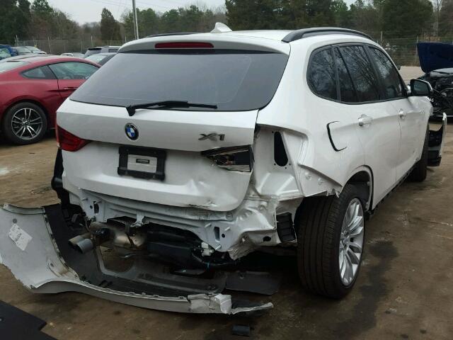 WBAVM1C58EVW54856 - 2014 BMW X1 SDRIVE2 WHITE photo 4