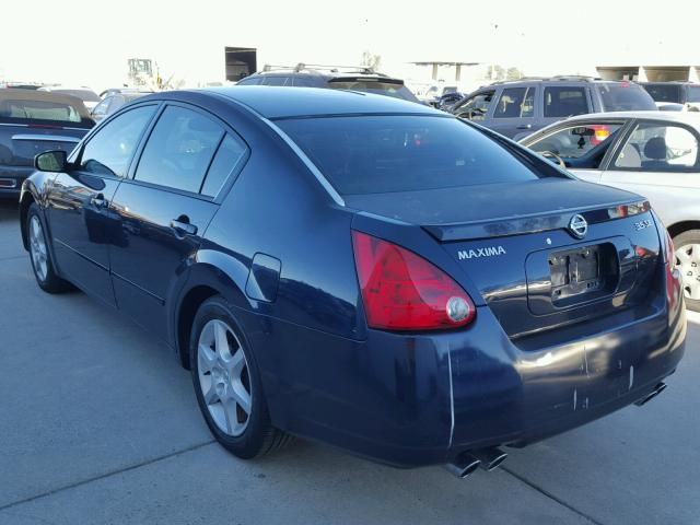 1N4BA41E15C811163 - 2005 NISSAN MAXIMA SE BLUE photo 3