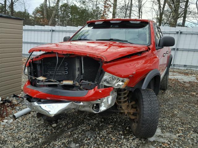 3D7KU28D03G848367 - 2003 DODGE RAM 2500 S RED photo 9