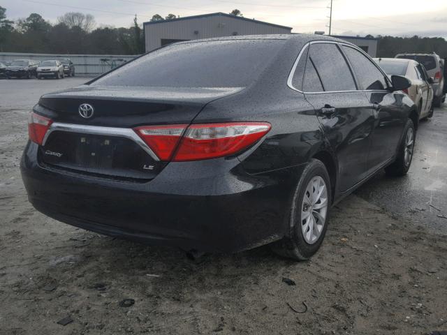 4T1BF1FK5FU483567 - 2015 TOYOTA CAMRY LE BLACK photo 4