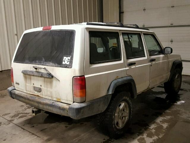 1J4FJ68S3WL139220 - 1998 JEEP CHEROKEE S WHITE photo 4