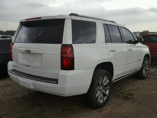 1GNSKCKCXFR556808 - 2015 CHEVROLET TAHOE K150 WHITE photo 4