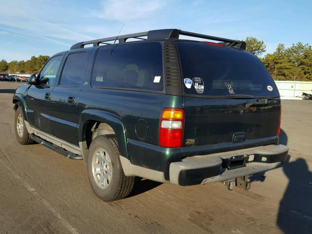 3GNFK16T31G278620 - 2001 CHEVROLET SUBURBAN K GREEN photo 3