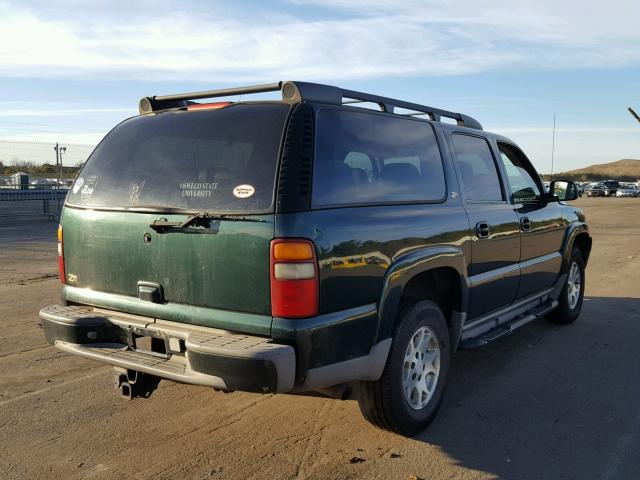 3GNFK16T31G278620 - 2001 CHEVROLET SUBURBAN K GREEN photo 4