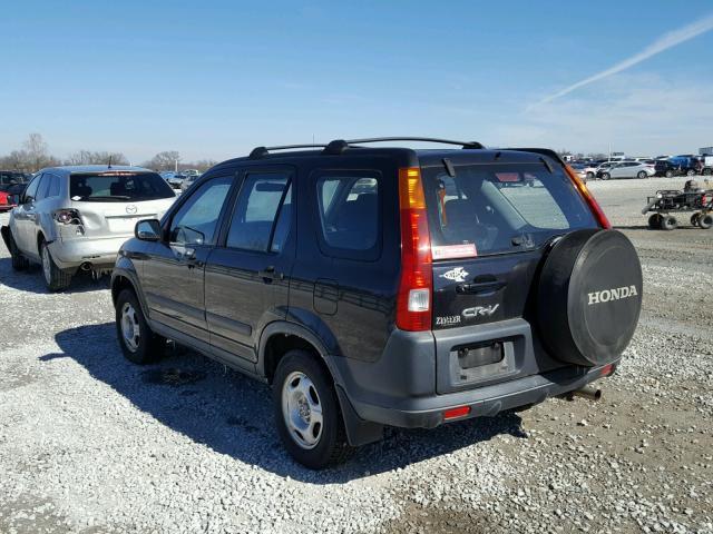 JHLRD78423C010577 - 2003 HONDA CR-V LX BLACK photo 3