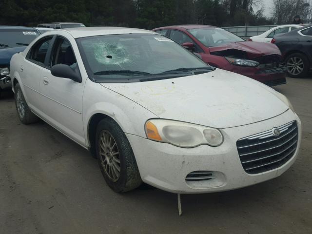 1C3EL46X95N670671 - 2005 CHRYSLER SEBRING WHITE photo 1