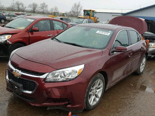 1G11C5SLXFF201502 - 2015 CHEVROLET MALIBU 1LT 栗色 照片 2