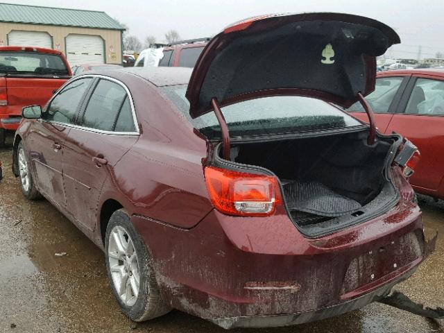 1G11C5SLXFF201502 - 2015 CHEVROLET MALIBU 1LT MAROON photo 3