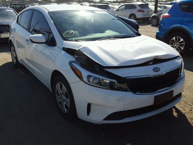 3KPFK4A72HE121994 - 2017 KIA FORTE LX WHITE photo 1